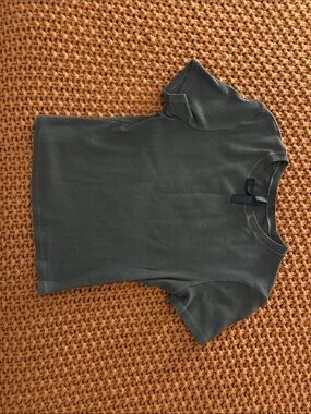 SKIMS cotton rib tee in harbour